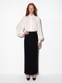 Blusa no airon - avorio