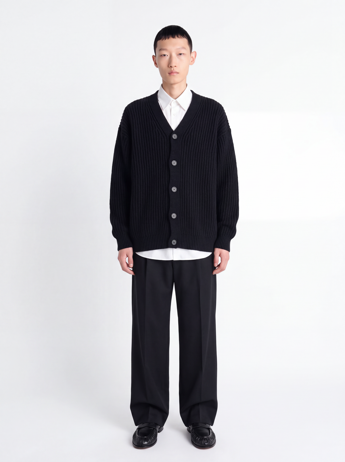 Cardigan mohair - nero