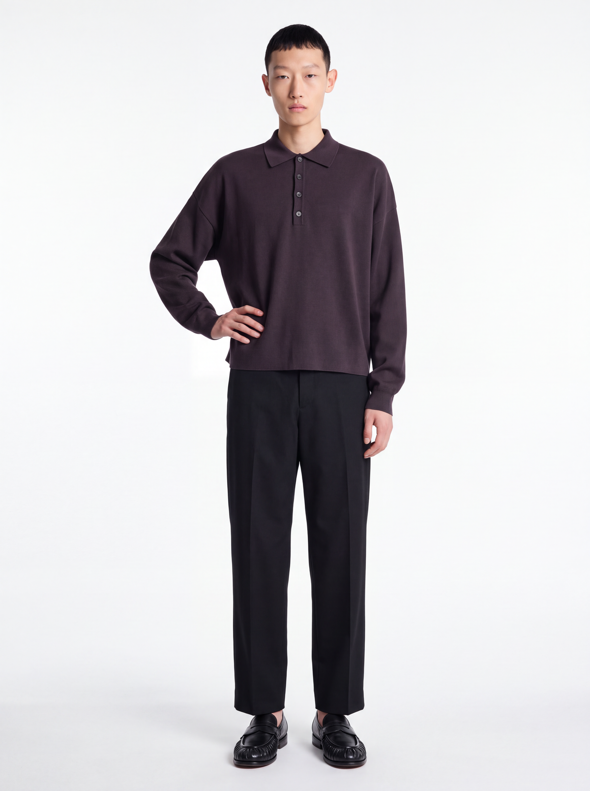Polo crop - moro