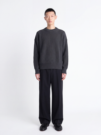 Maglia inglese crop - antracite