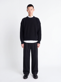 Maglia inglese crop - nero